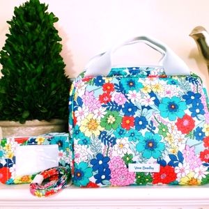 Vera Bradley Lunch Cooler, Zip ID Case & Lanyard Set